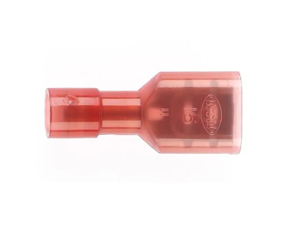 Fully Ins.Q/C 6.4 X 0.8MM DG RED (pack of 50)