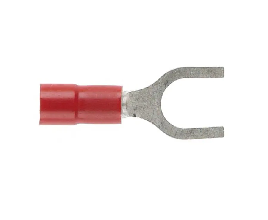 Forked Spade 5mm Red DG (pack of 50)