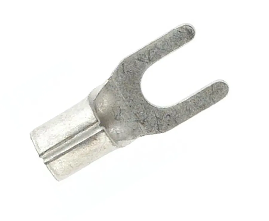 Uninsul. Forked Spade 5mm (pack of 100)