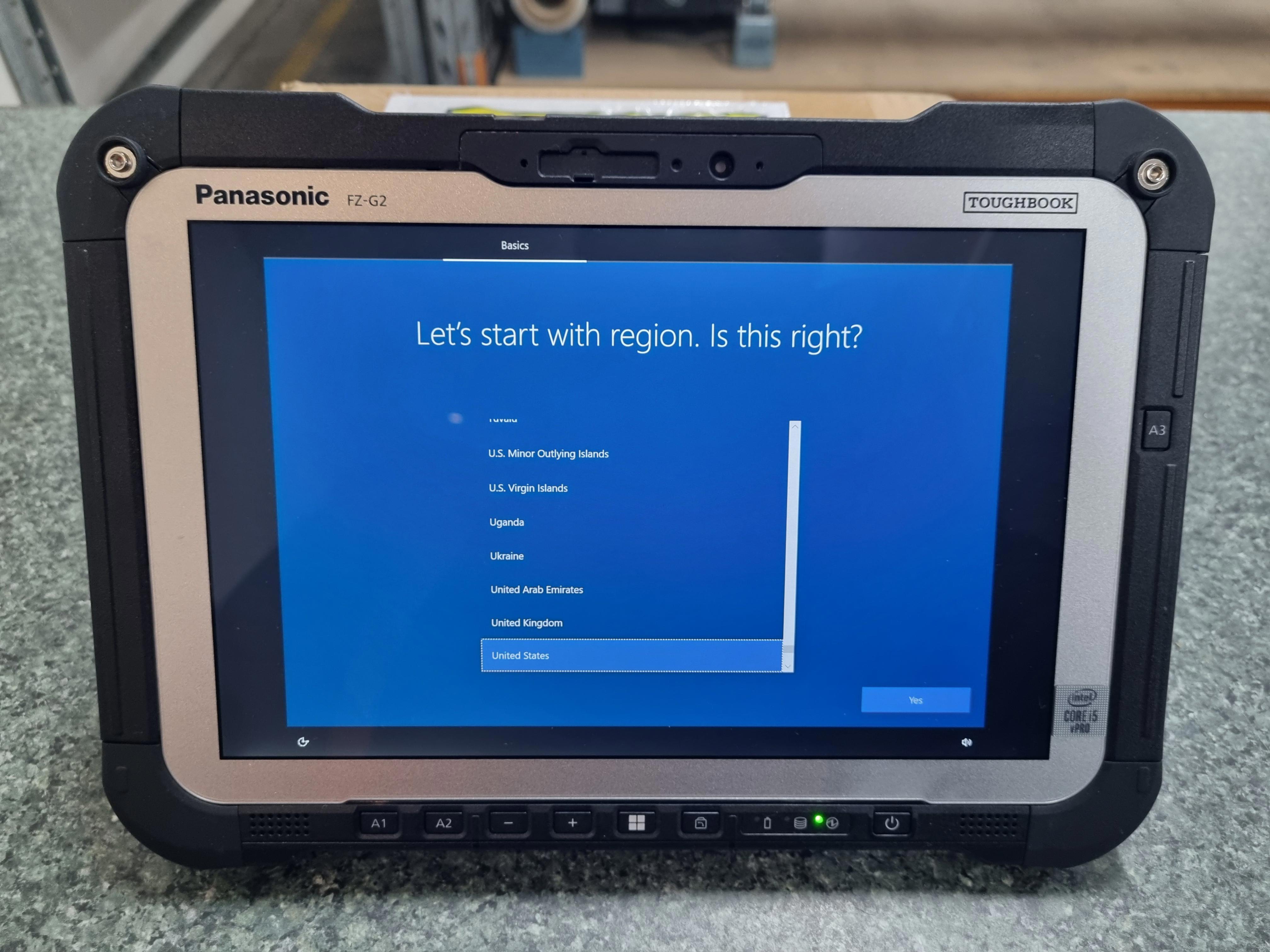 Panasonic Toughbook G2 Mk1 i5 4G SCG (box damaged)