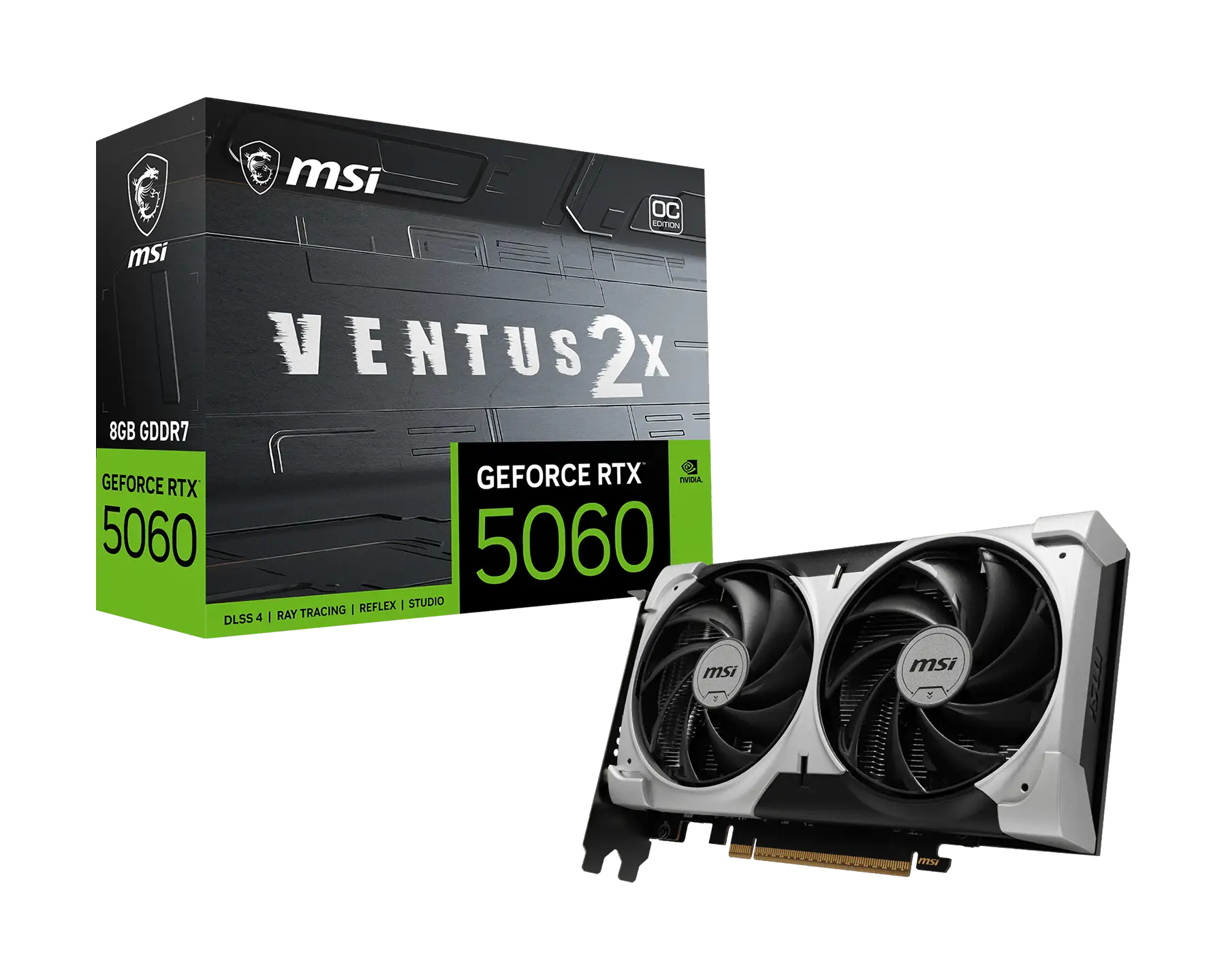8GB MSI RTX 5060 VENTUS 2X OC V1 GPU