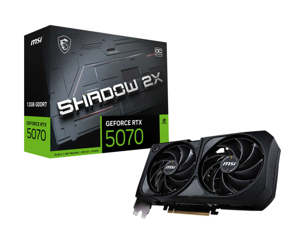 12GB MSI RTX 5070 SHADOW 2X OC GPU