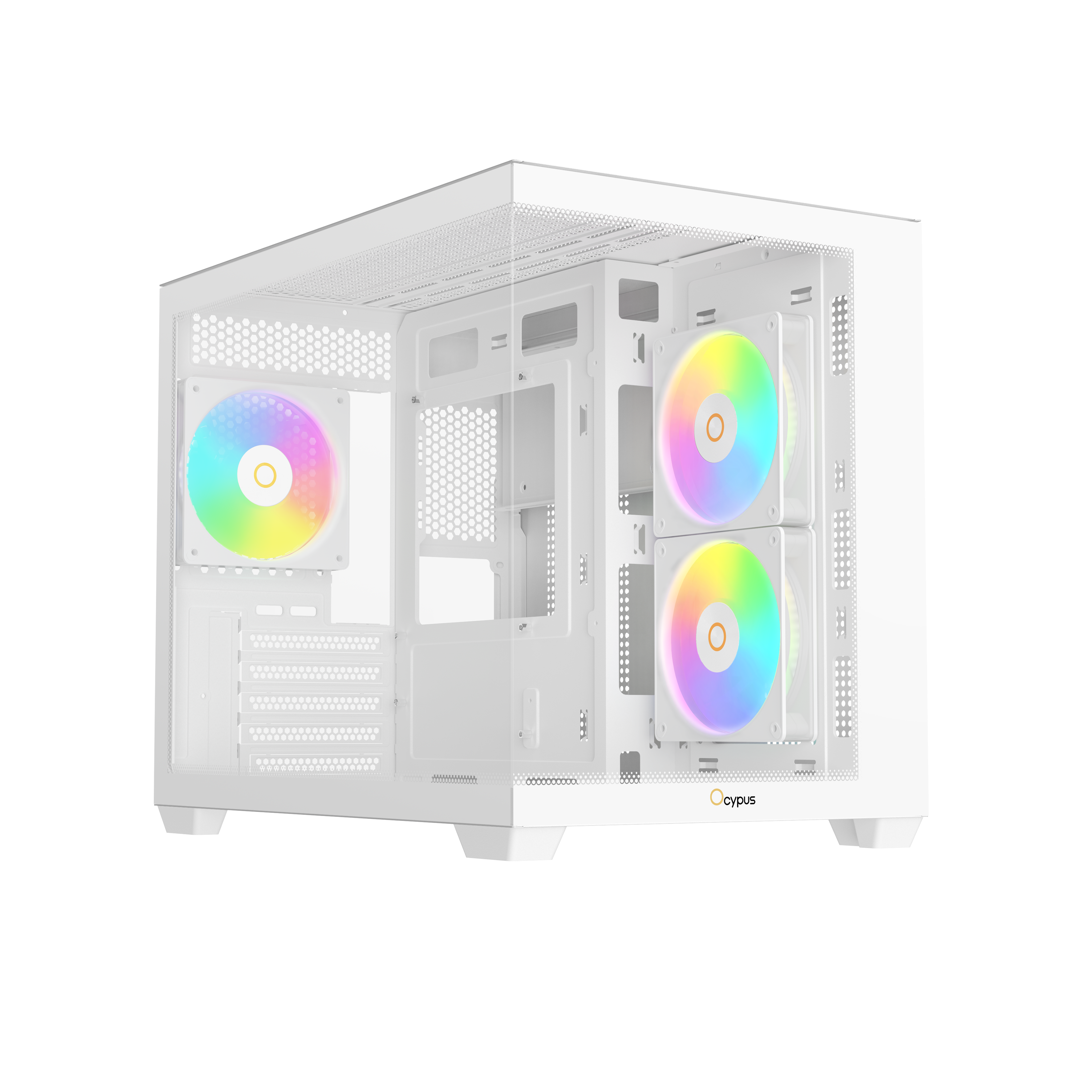 OCYPUS GAMMA C54 WHITE GAMING CASE