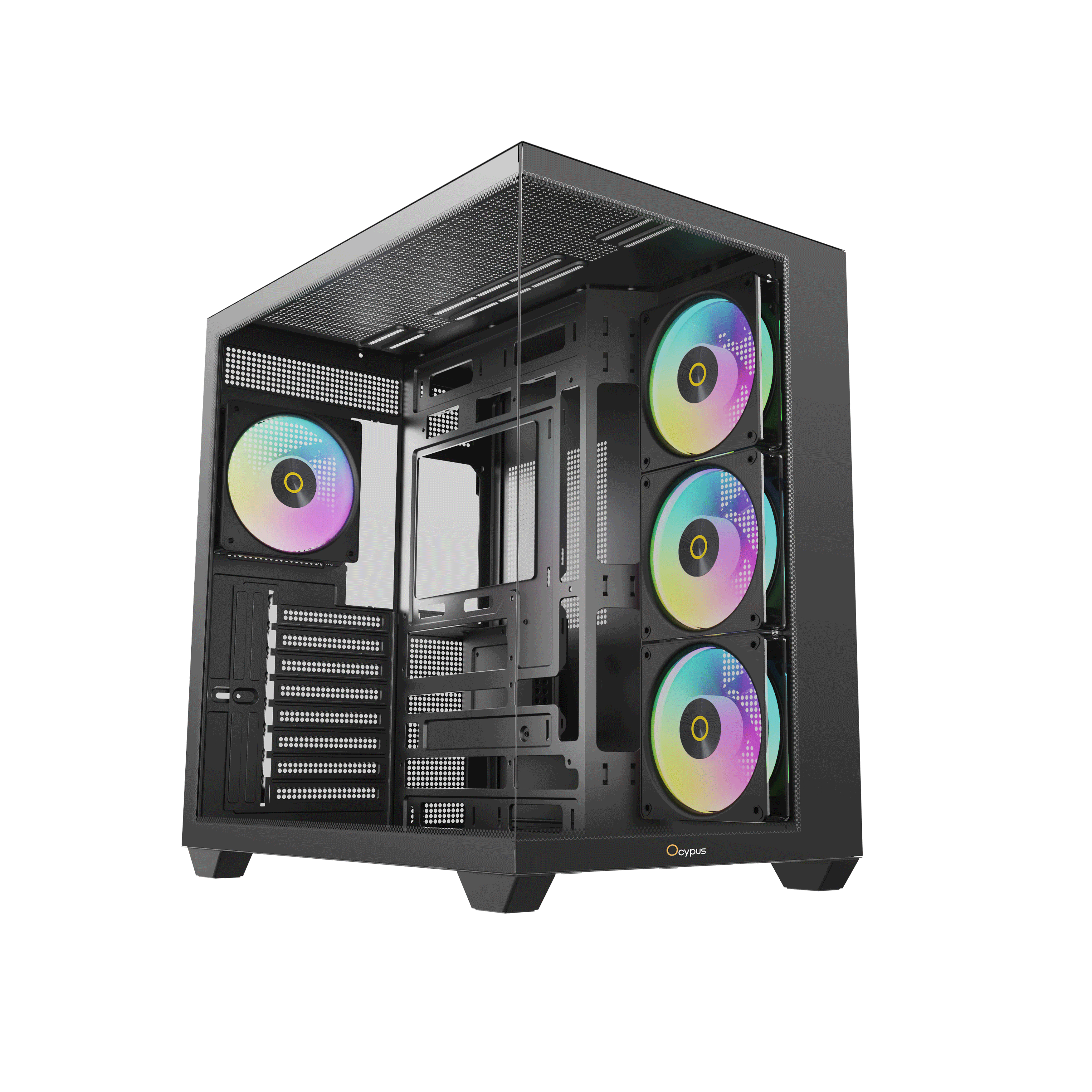 OCYPUS GAMMA C74 BLACK GAMING CASE