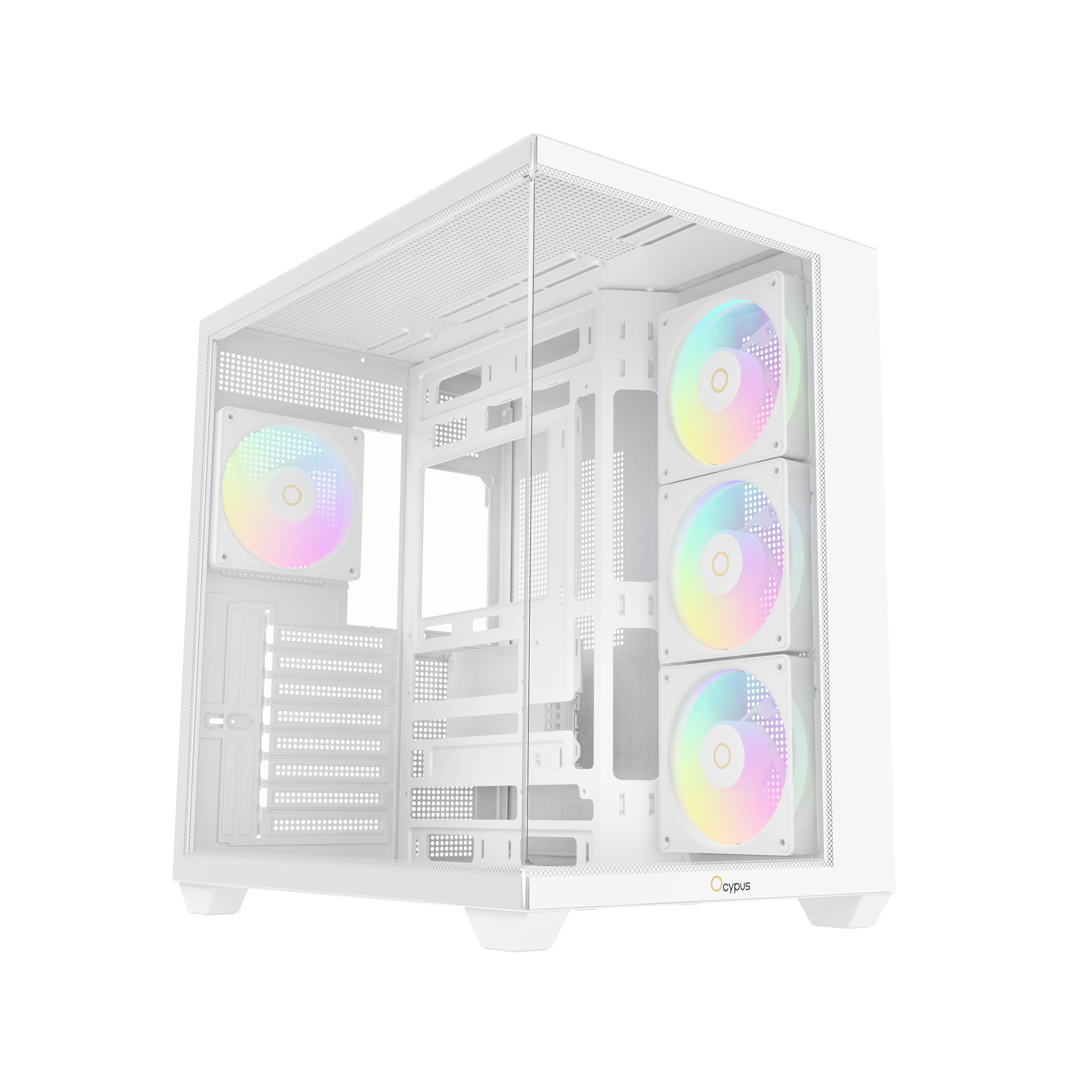 OCYPUS GAMMA C74 WHITE GAMING CASE