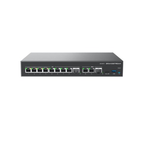 Grandstream GCC6011 is a rack-mountable variant of the GCC6010 series, for SMBs, higher port density, enterprise deployment flexibility.