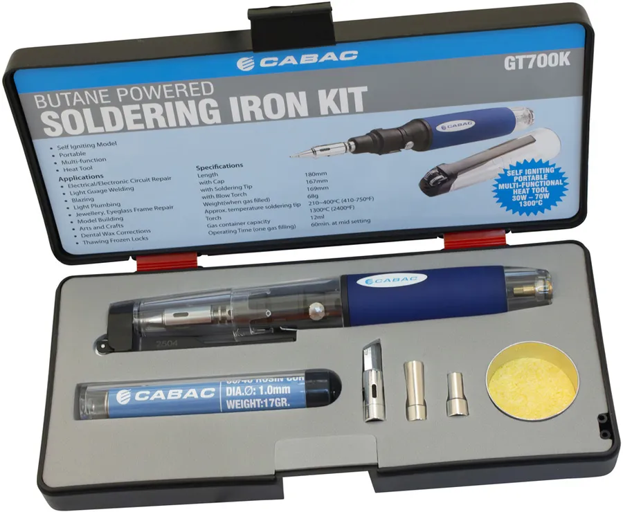 Gas Torch and Soldering Iron Kit