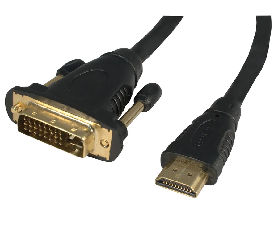 CABLE HDMI MALE TO DVI MALE 2M