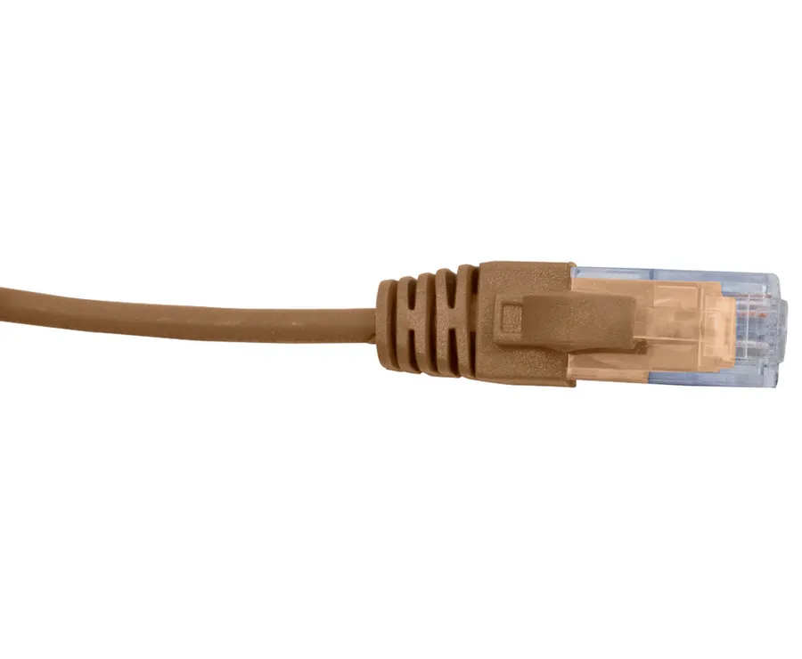 CAT6 28AWG ORANGE PATCH LEAD 0.3M SLIM