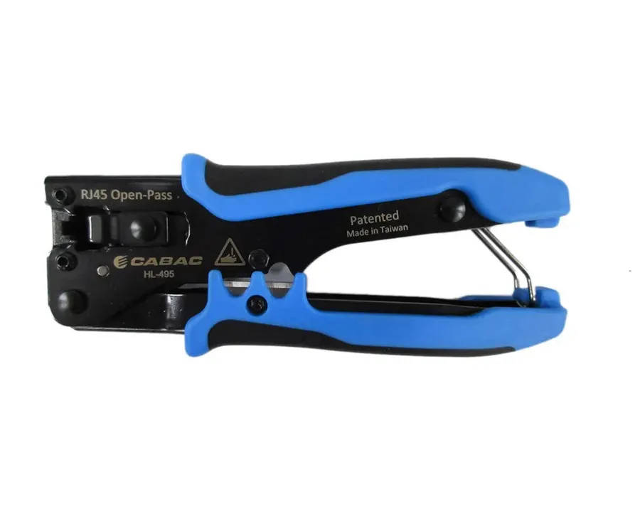 RJ45 FEED THROUGH PLUG CRIMP TOOL