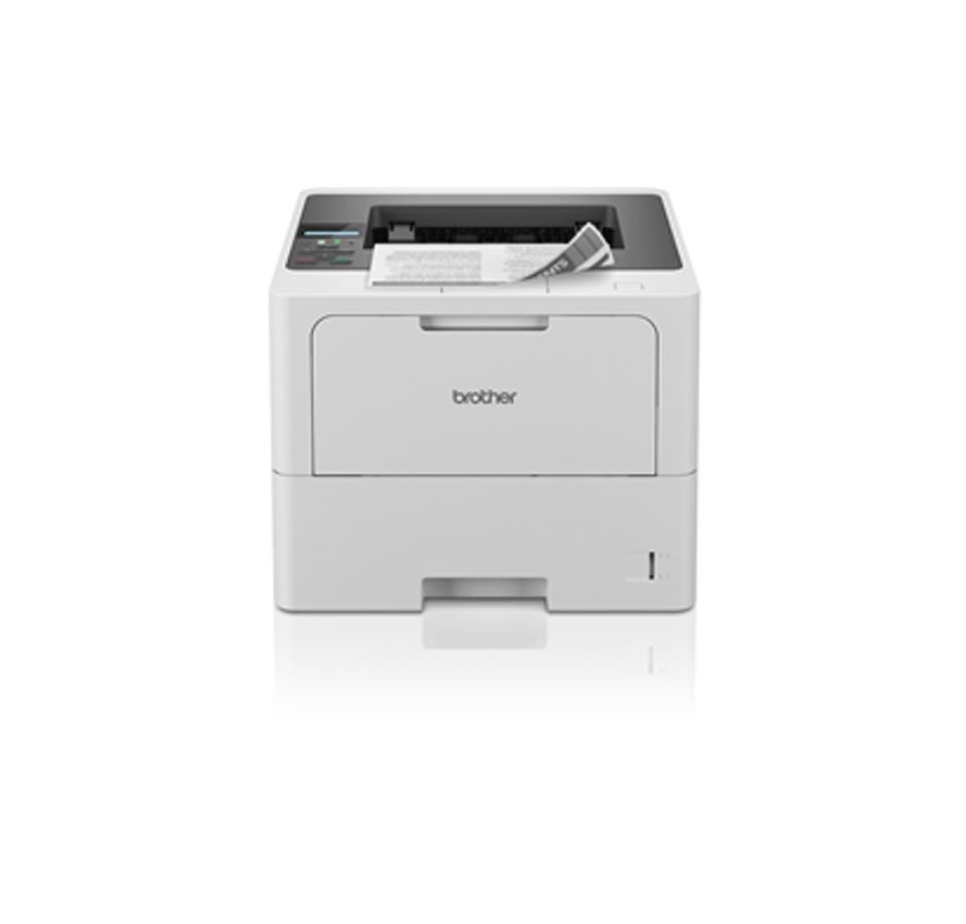 Brother Professional Mono Laser Printer with Print speeds of Up to 50 ppm, 2-Sided Printing, 520 Sheets Paper Tray, Wired & Wireless networking