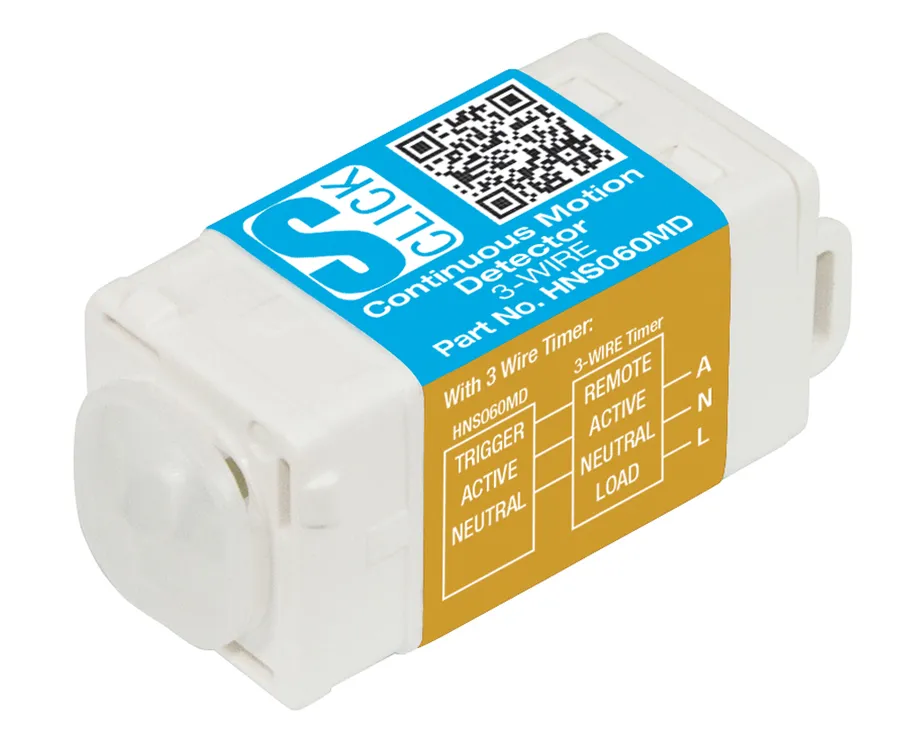 Continuous Motion Detector 3 Wire 230V