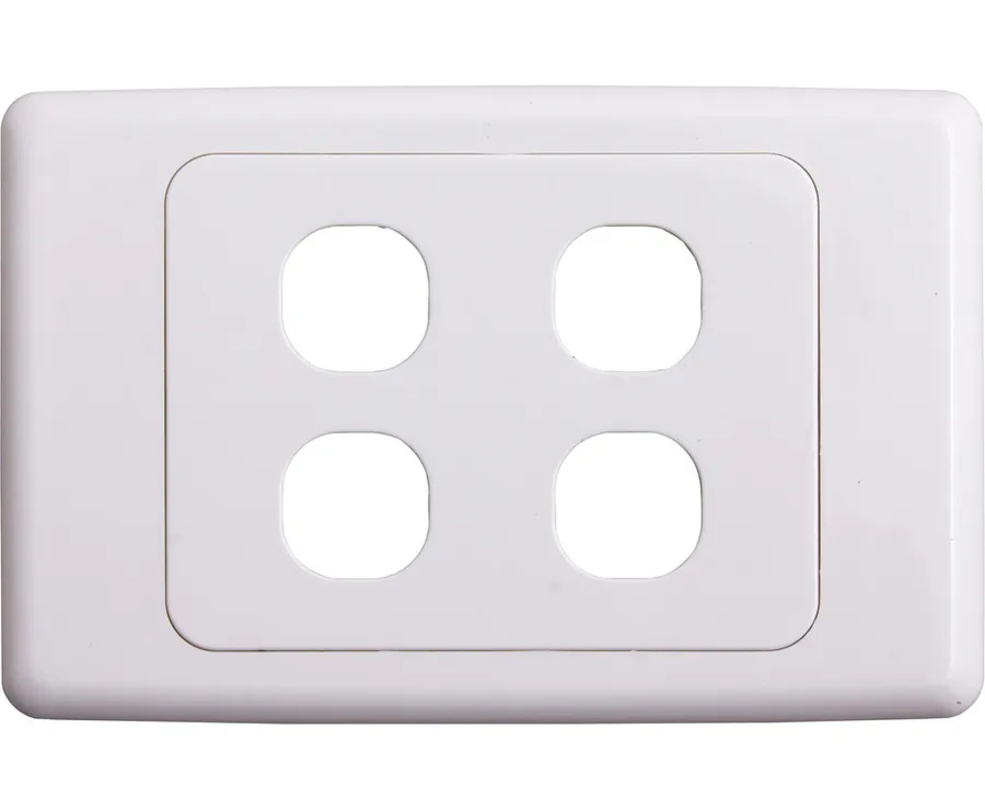 Wall Plate 4 Gang