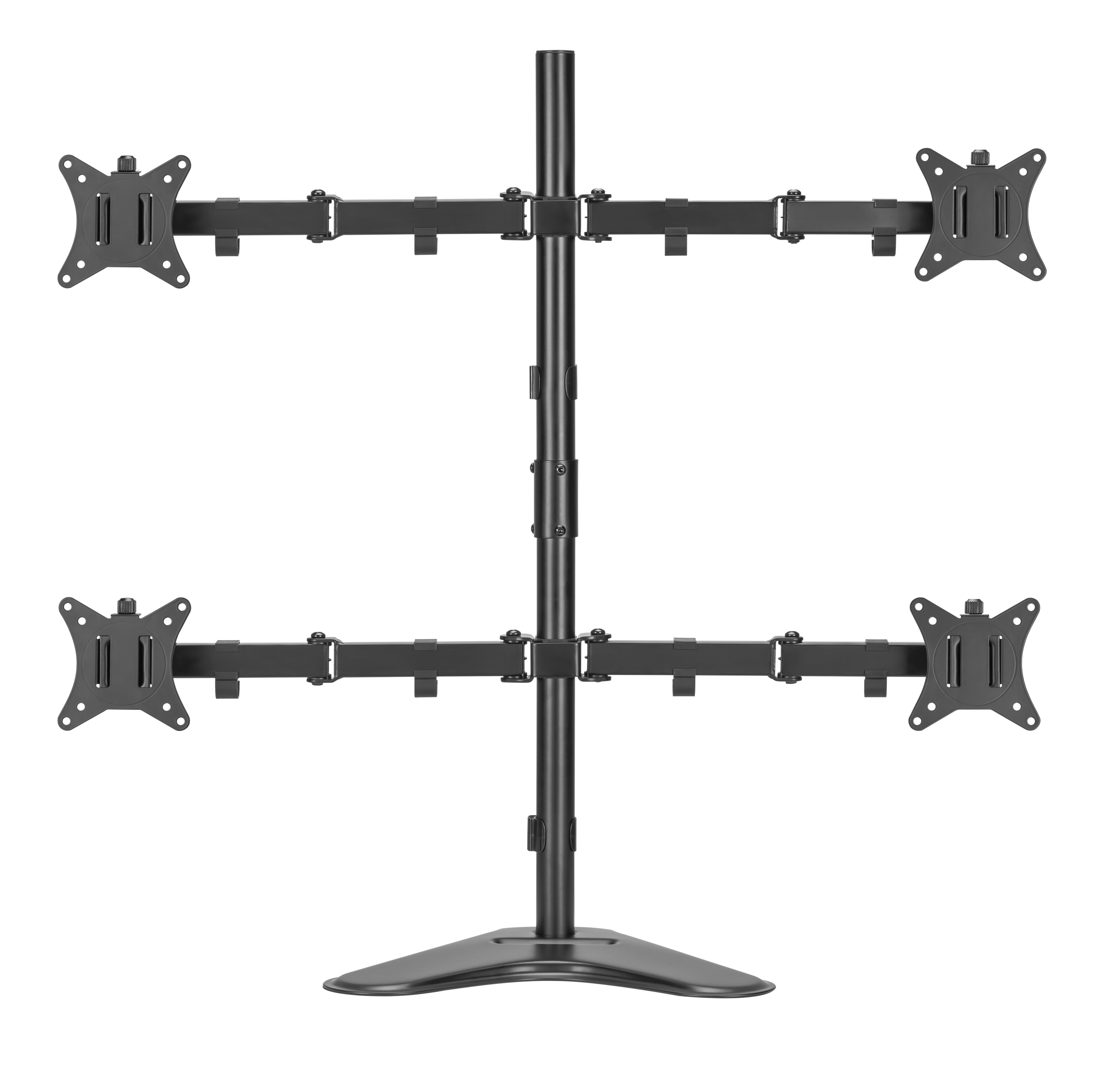 INFINITY INF761-T04 FREESTANDING QUAD MONITOR STAND
