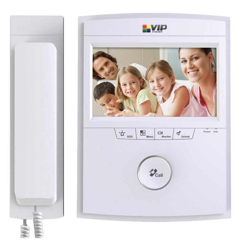 Touchscreen Indoor Intercom Monitor & Handset