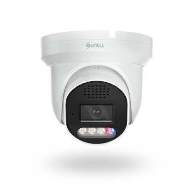 WatchAI 8MP Smart Dual Light Active Deterrence Turret Network Camera (Red and Blue Light)