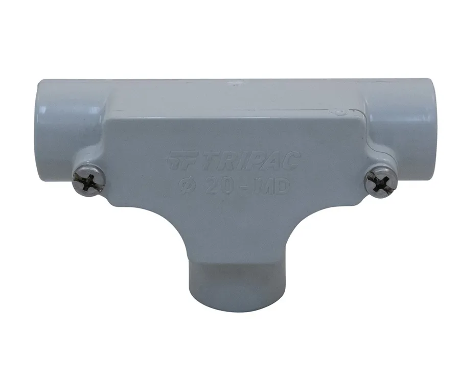 FITTING INSPECTION TEE PVC 20MM GREY (pack of 20)