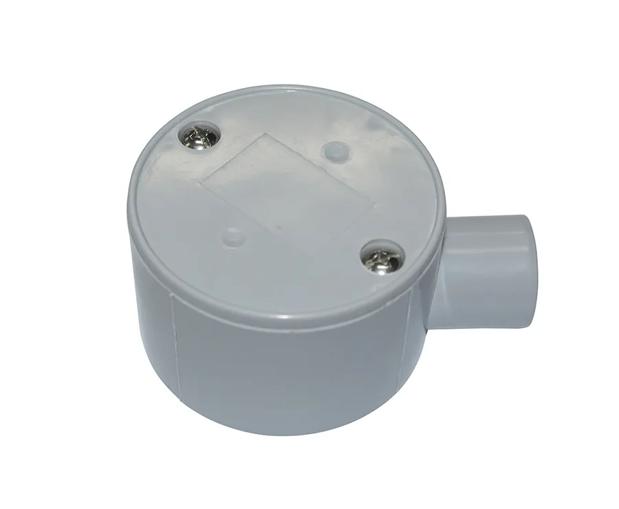 JUNCTION BOX SHALLOW 1 WAY ENTRY 20MM (pack of 10)