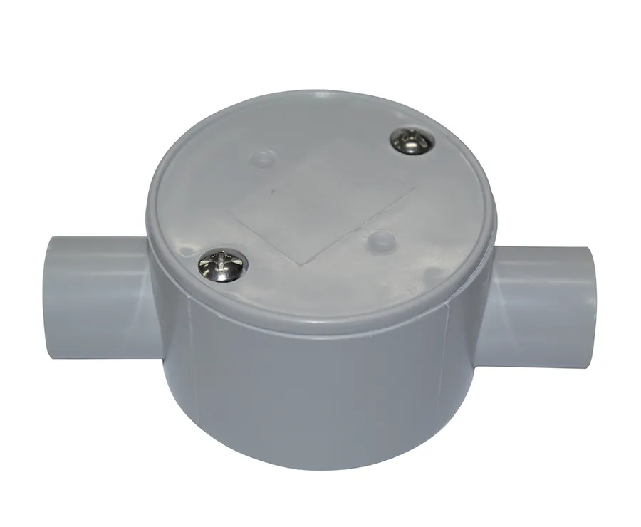 JUNCTION BOX SHALLOW 2 WAY ENTRY 20MM (pack of 10)
