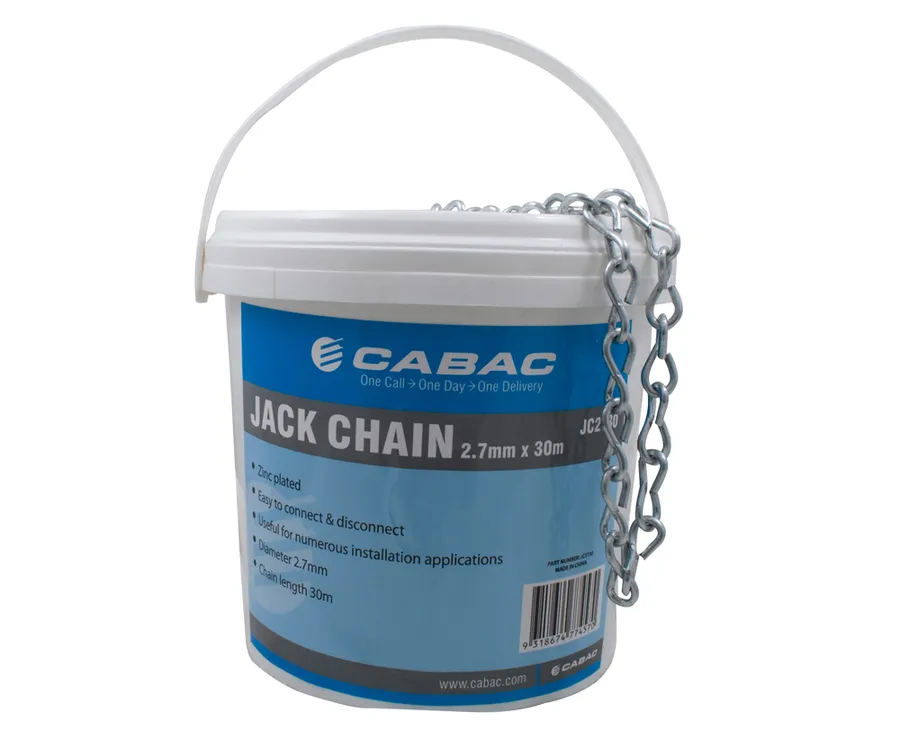 Jack Chain in Bucket 2.7mm x 30m