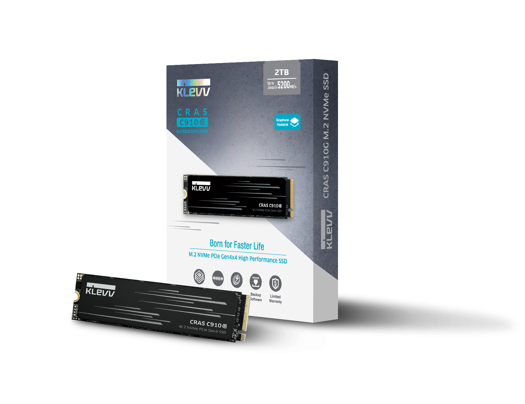 2TB KLEVV CRAS C910G M.2 SSD