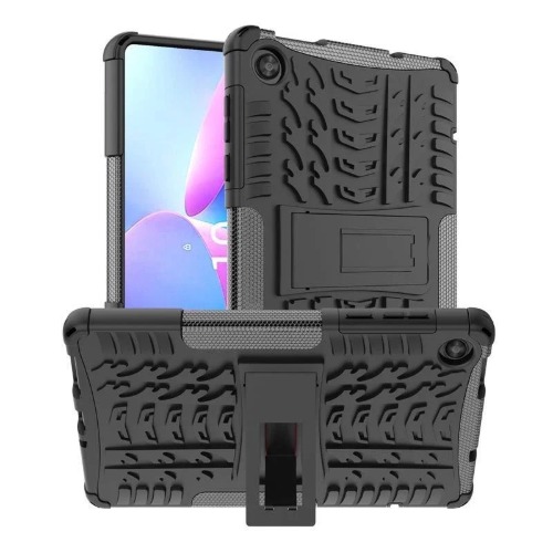 USP Rugged Samsung Galaxy Tab A11+ / Tab A9+ (11') Case Black - Built-in-Kickstand, Anti-Slip Textured Grip, Drop Protection ,5 Years Warranty