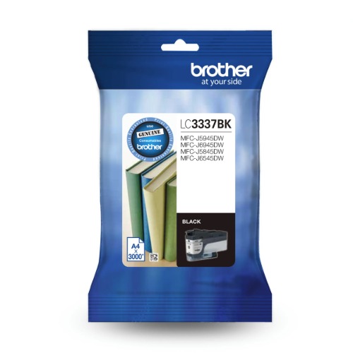 Brother LC3337BK BLACK INK CARTRIDGE TO SUIT MFC-J5945DW/MFC-J6945DW/MFC-J5845DW/MFC-J6545DW-UP TO 3000 PAGES