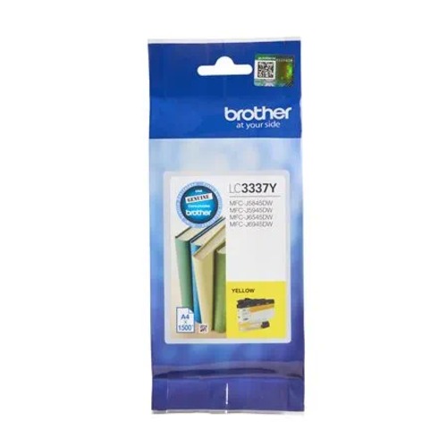 Brother LC3337Y YELLOW INK CARTRIDGE TO SUIT MFC-J5945DW/MFC-J6945DW/MFC-J5845DW/MFC-J6545DW-UP TO 1500 PAGES