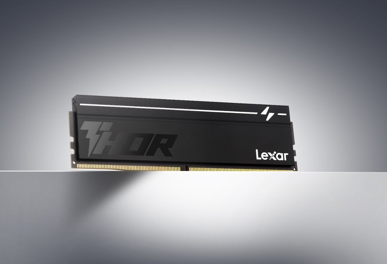 Lexar LD5U32G60C400V-RGS DDR5 UDIMM 32GB 6000 MT/s 1.35V CL40 THOR RGB G2 HEATSINK BLACK GLOBAL INTEL XMP 3.0 & AMD EXPO