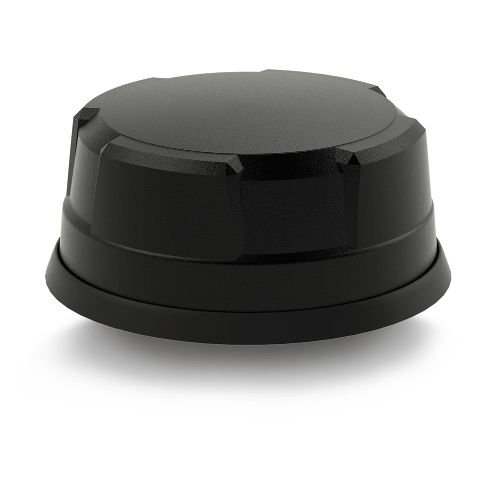 PANORAMA 7-in-1 5G DOME Antenna Black, 4×4 MiMo 4G/5G, up to 6×6 MiMo WiFi, optional GPS/GNSS Vehicle Ant,SMA (m) 617-960/1710-6000MHz, IK10, IP69K