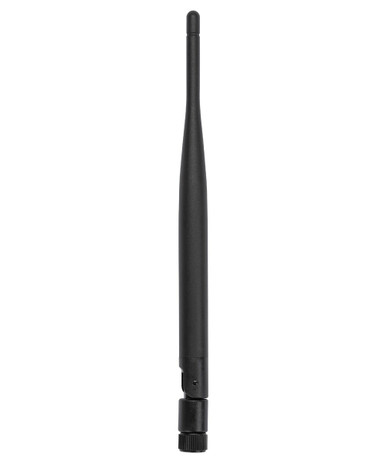 Powertec Dual-Band WiFi Stubby Hinged Antenna, 2.4 & 5 GHz, RP-SMA Male