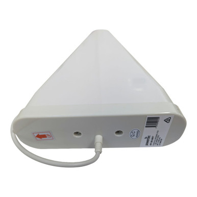 Powertec 4G-5G Wideband LPDA Antenna, 698 to 4000 MHz, N Female, PTL-240 Coaxial Cable N Male to SMA Male, 10m