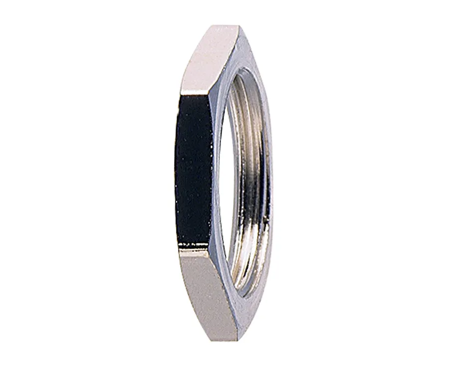 FITTING LOCKNUT NICKEL PLATED BRASS M20