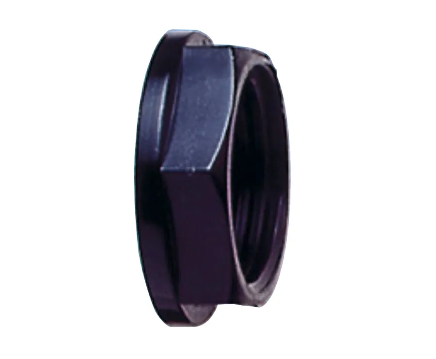 LOCKNUT NYLON 6 M12 BLACK