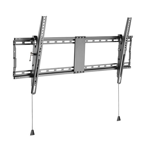 Brateck Heavy Duty Foldable Tilt TV Wall Mount For 43'-90' TVs, Weight Capacity: 70kg, 49x890x431mm, Matte Black (LS)