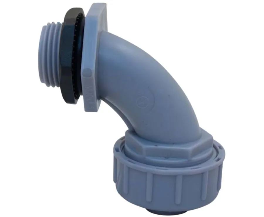 FITTING CNM 90DEG FIXED PVC M20