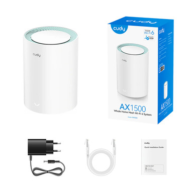 Cudy M1500 AX1500 Gigabit Wi-Fi 6 Mesh Solution (1-Pack)