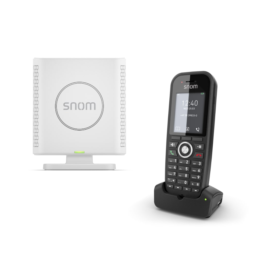 SNOM M430 bundle EU, M30 & M400, PoE, Single Cell, Backlit Keyboard, Long Standby Time, Security (TLS & SRTP), For PSU Use 4661-AU
