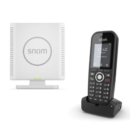 Snom M430 UK, Bundle of Snom M400 & M30, POE, large colour display, crystal‑clear HD audio, Up to 22 hours o upto 20 Handsets, upto 10 Parallel calls