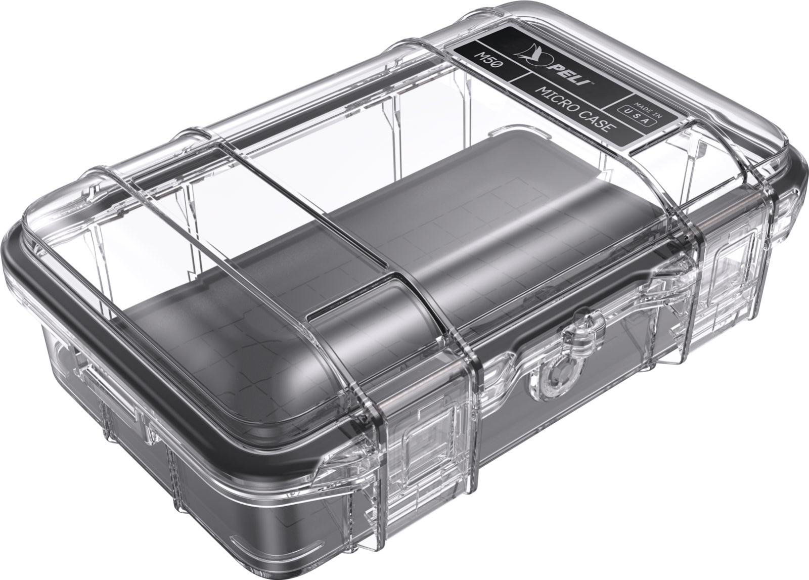Pelican M50 Micro Clear Case Black Liner