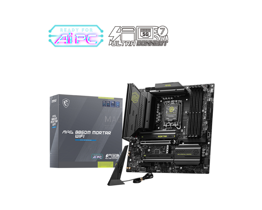 MSI PRO B860M MORTAR WIFI MOTHERBOARD