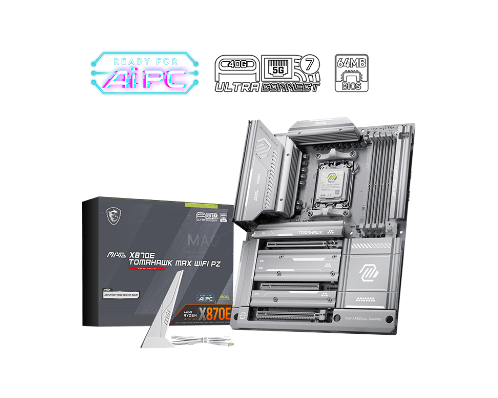 MSI MAG X870E TOMAHAWK MAX WIFI PZ MOTHERBOARD