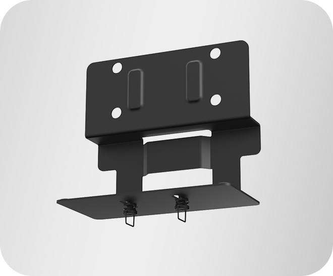 Yealink AVBracket-S mounting bracket securely attaches MB A25, A40, SmartVision 40 to meeting display