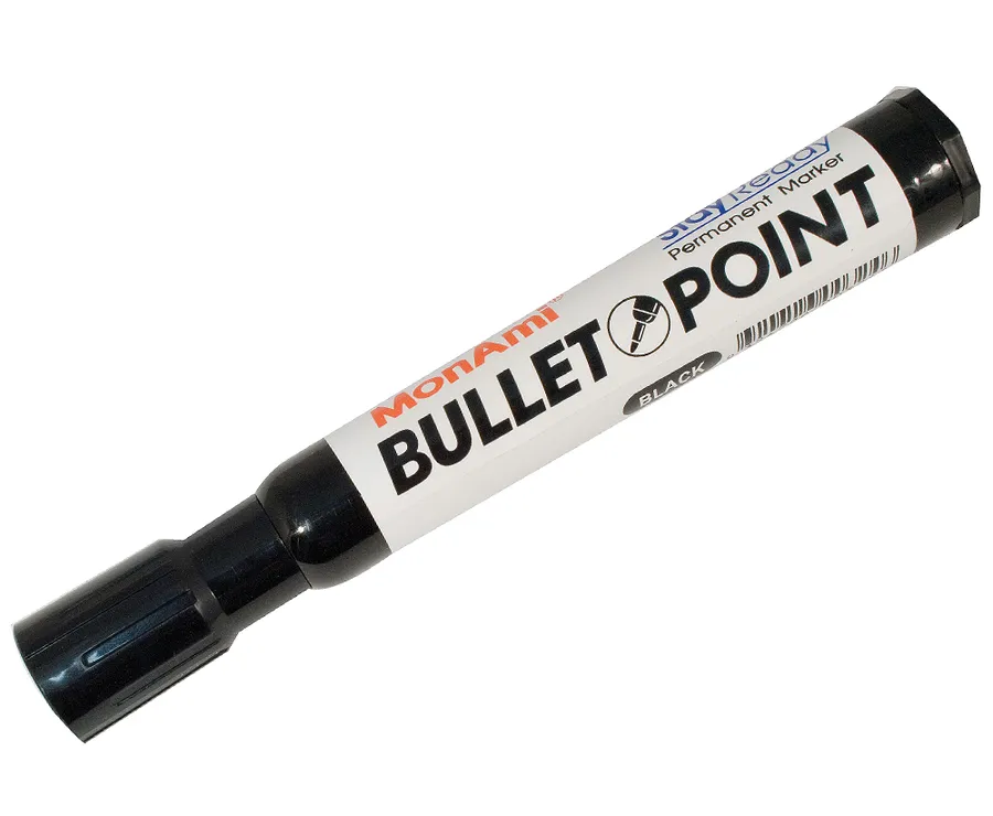 Permanent Marker Pen Black (pack of 12)