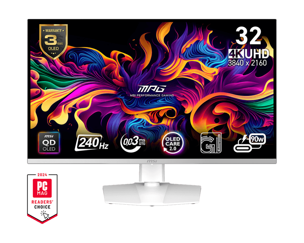 32" MSI MPG 321URXW QD-OLED (4K UHD) GAMING MONITOR