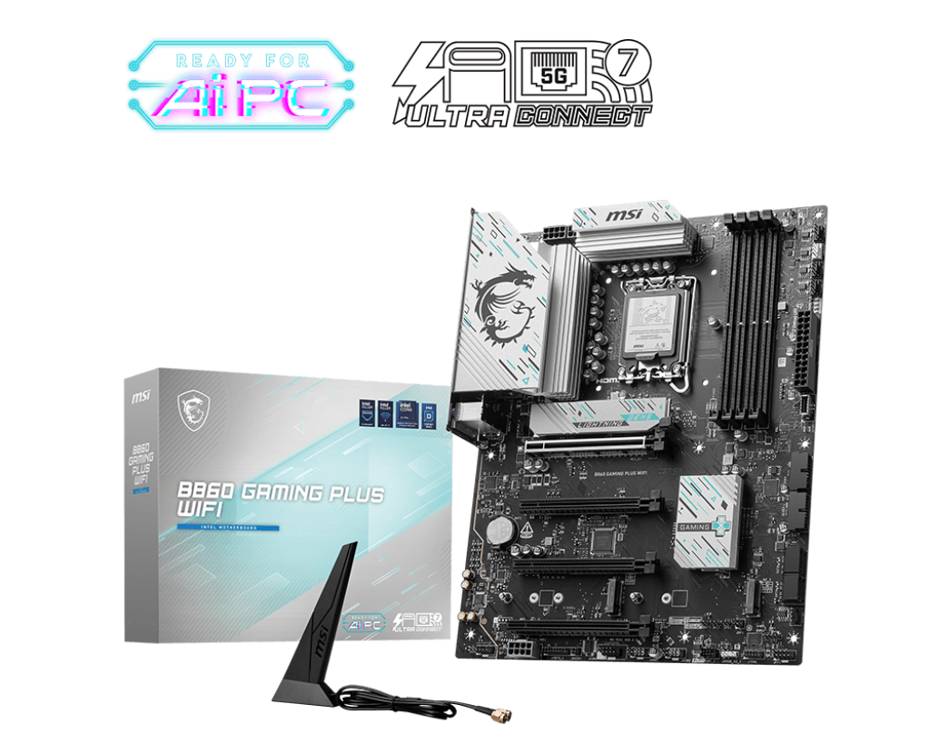 MSI B860 GAMING PLUS WIFI MOTHERBOARD