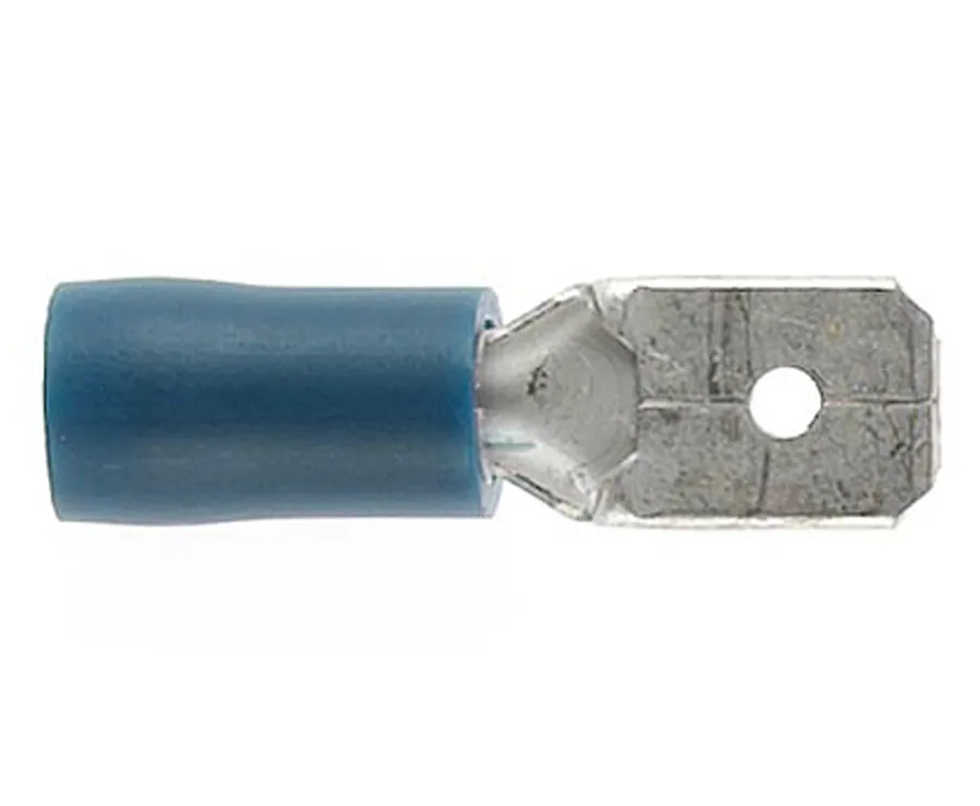 Male Tab Q/C 6.4 X 0.8MM DG BLUE (pack of 100)