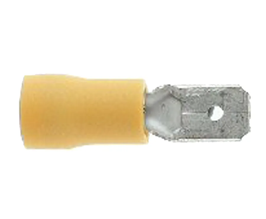 Male Tab Q/C 6.4 X 0.8MM DG YELLOW (pack of 50)