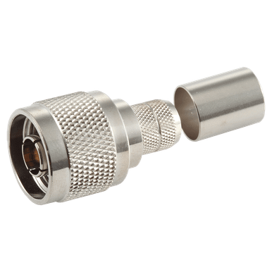 N Male Connector for L-400 Coaxial Cable