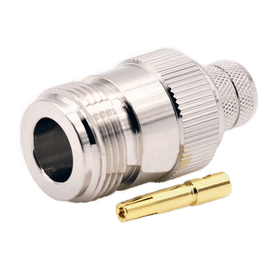 N Female Connector for L-400 Coaxial Cable